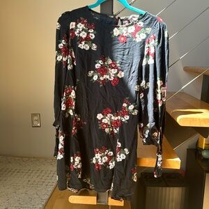 Zara floral mini dress